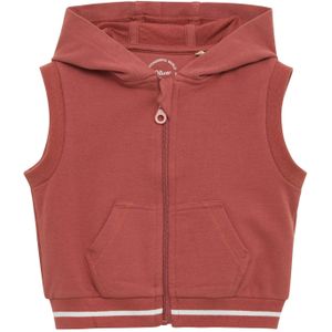 s.Oliver - Mouwloos Sweatvest - Katoen - Zwart