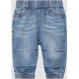 Jeans - Hoge Taille - Broek - Blauw - Taps Toelopende Pijp