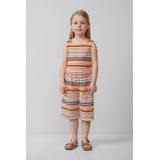 Culottes - Gestreept - Mouwloos - Katoen - Normale Pasvorm