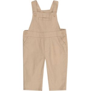 s.Oliver - Tuinbroek - Beige - Katoen - Knoopsluiting