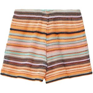 s.Oliver - Casual Short - Oranje - 100% Polyester - Elastische Tailleband