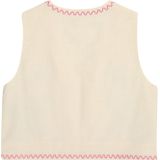 s.Oliver - Indoor-Weste - Mouwloos Vest - Katoen - V-hals