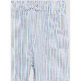 Cargobroek - Katoen - Subtiele Strepen - Paperbag Taille