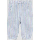 Cargobroek - Katoen - Subtiele Strepen - Paperbag Taille