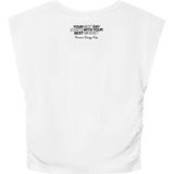 s.Oliver - Mouwloze Top - Wit - 100% Katoen