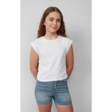 s.Oliver - Mouwloze Top - Wit - 100% Katoen