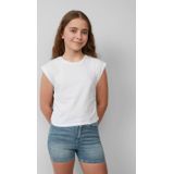 s.Oliver - Mouwloze Top - Wit - 100% Katoen