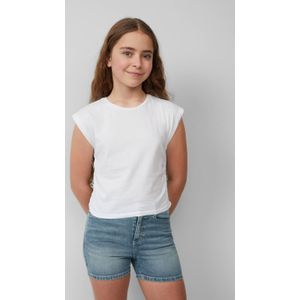 s.Oliver - Mouwloze Top - Wit - 100% Katoen