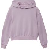 Sweatshirt - Cropped Oversized - Katoenmix - Met Rugprint