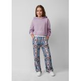 Sweatshirt - Cropped Oversized - Katoenmix - Met Rugprint