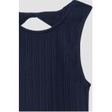s.Oliver - Mouwloze Top - Ronde Hals - Stretchkatoen - Meisjes