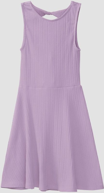 s.Oliver - Korte Jurk - Lavendel - Ribstof