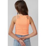 Tanktop - Geribbeld - Katoenblend - Ronde Hals - Kinderen