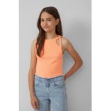 Tanktop - Geribbeld - Katoenblend - Ronde Hals - Kinderen