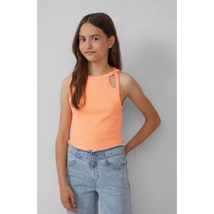 Tanktop - Geribbeld - Katoenblend - Ronde Hals - Kinderen