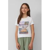 T-shirt - Regular-fit - Katoenen Jersey - Korte Mouwen - Ronde Hals