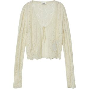 Gebreide Trui - V-hals - Gebreid Patroon - Synthetisch - Kinderen