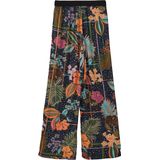 Broek - Loose-Fit - Viscose - All-Over Print - Hoge Taille