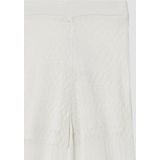 Legging - Ajourstrick - Zwart - Katoen - Elastische Band