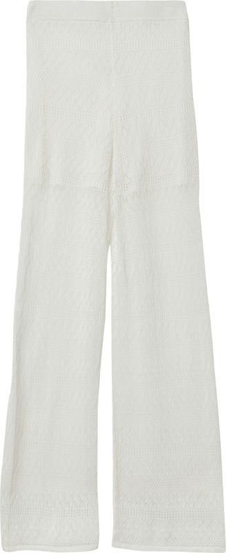 Legging - Ajourstrick - Zwart - Katoen - Elastische Band