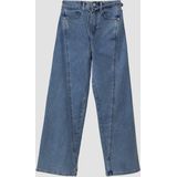 Jeans - Regular-Fit - Wijde Pijpen - Superhoge Taille - Katoen-Stretch