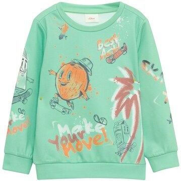 s.Oliver RED LABEL Junior Sweatshirt - Blauw - Katoen