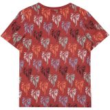 s.Oliver - T-shirt - Roodbruin - Katoen