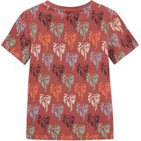 s.Oliver - T-shirt - Roodbruin - Katoen