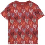 s.Oliver - T-shirt - Roodbruin - Katoen