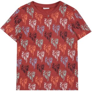 s.Oliver - T-shirt - Roodbruin - Katoen