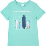 s.Oliver - T-shirt - Petrol - 100% Katoen