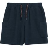 Bermuda - Zwart - Katoenmix - Losse Pasvorm