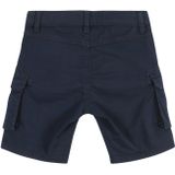 Cargobroek - Slim-Fit - Blauw - Katoenmix - Verstelbare Taille