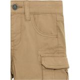 Broek - Slim-fit Bermuda - Voor Kinderen - Katoenmix - Met Cargozakken