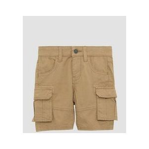 s.Oliver - Cargoshort - Lichtbruin - Katoen met Elastaan - Verstelbare Tailleband
