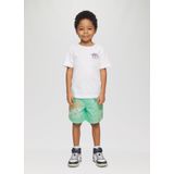 Bermuda - Blauw - Katoen - Verstelbare Taille