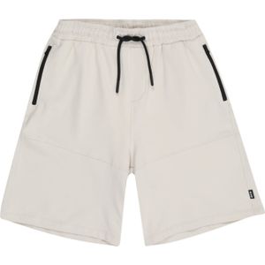 Broek - Bermuda-Shorts - Lichtgrijs - Sweat - Elastische Bund