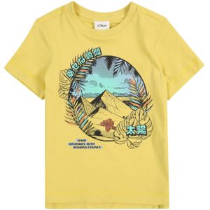 s.Oliver - T-shirt - Jongens - Geel - Katoen