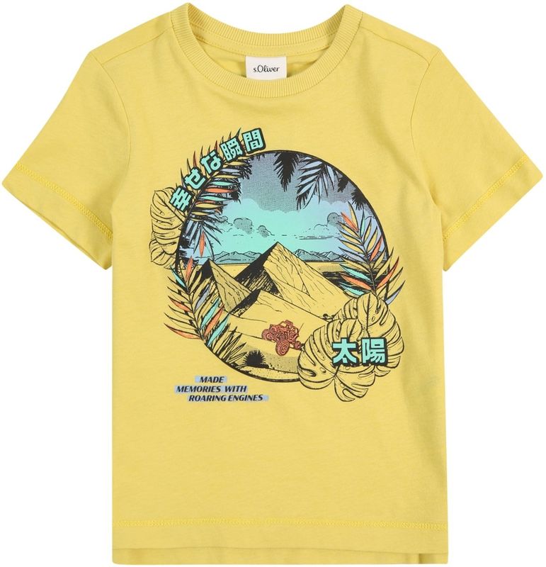 s.Oliver - T-shirt - Jongens - Geel - Katoen