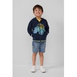 Sweaters - Sweatshirt Jas - Katoenmix - Met Capuchon