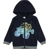 Sweaters - Sweatshirt Jas - Katoenmix - Met Capuchon