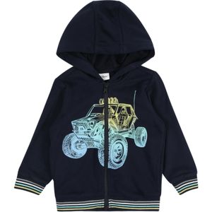 Sweaters - Sweatshirt Jas - Katoenmix - Met Capuchon