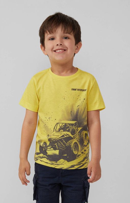 Dein - T-shirt - Blauw - Katoenmix