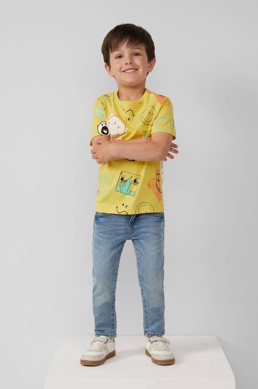 T-shirt - Regular Fit - Smiley® Print