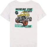 T-shirt - Katoenen Jersey - Multicolor - Korte Mouwen - Ronde Hals