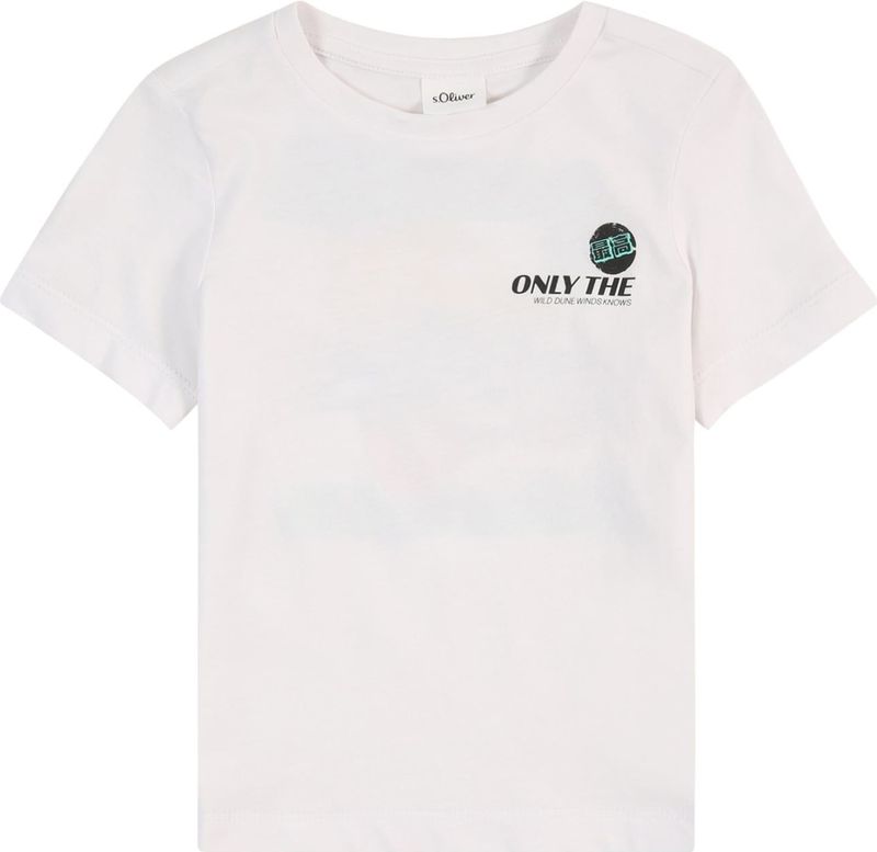 T-shirt - Katoenen Jersey - Multicolor - Korte Mouwen - Ronde Hals