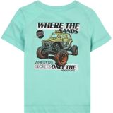 s.Oliver - T-shirt - Turquoise - Katoen