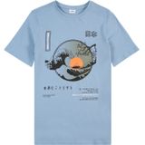 T-shirt - Regular Fit - Katoenen Jersey - Zwart - Korte Mouwen