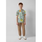 s.Oliver Pete/Regular Fit/Mid Rise/Straight Leg/Elastische tailleband zandsteen 140/REG, Zandsteen, 140