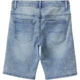 Jeans - Regular Fit - Denim Bermuda - Mid-Rise - 5-Pocket Styling